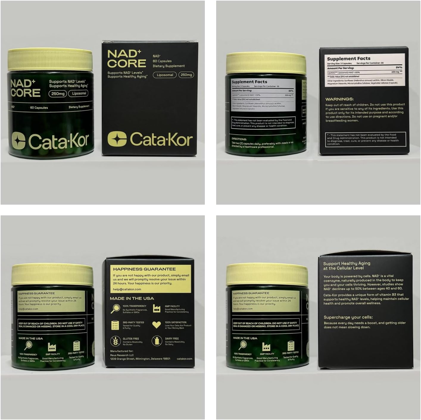 NAD+ Core - NAD Supplement - 60 Capsules