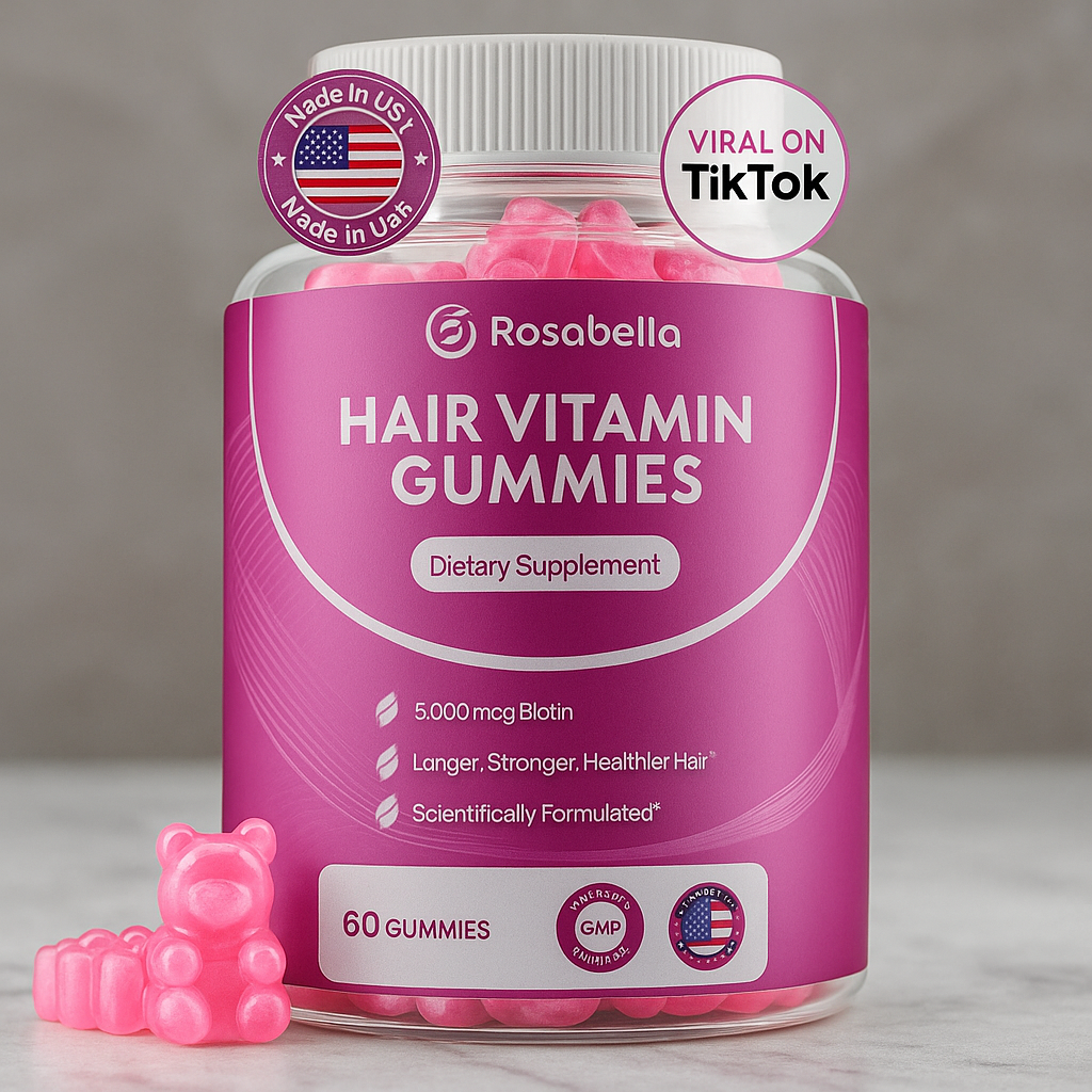 Rosabella™ Viral Hair Growth Gummies (Limited Time Offer)